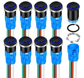 img 4 attached to 💡 Illuminated Momentary Push Button Switch: Brighten Up Your Circuit Connections!