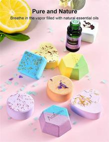 img 1 attached to Premium Aofmee Shower Steamers: 8-Piece Aromatherapy Set with Essential Oils - Perfect Gifts for Women, Moms, and Wives on Valentines, Birthdays, Christmas, and More!