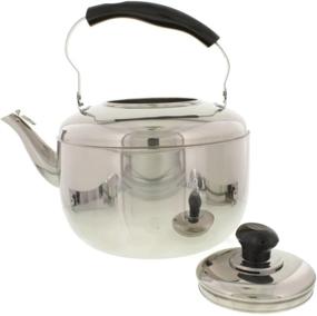 img 1 attached to 🍵 Cheftor Large 7 Quart (6.8L) Stainless Steel Tea Kettle with Comfortable Ergonomic Handle – Perfect for Home and Restaurant Use