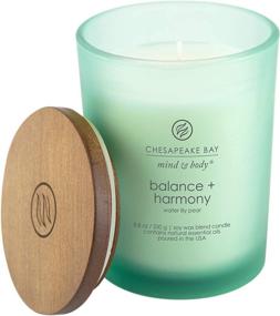 img 3 attached to 🕯️ Ароматическая свеча Chesapeake Bay Candle: Баланс и Гармония в аромате водяной лилии и груши - размер средний