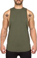 👕 sleeveless cotton tshirts for fitness workouts logo