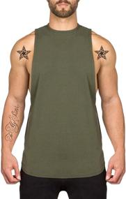 img 3 attached to 👕 Sleeveless Cotton Tshirts for Fitness Workouts