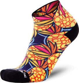 img 1 attached to 🧦 Colorful Fun Anti-Blister Ankle Athletic Socks for Women and Men by Pure Athlete - Boost Your Running Performance