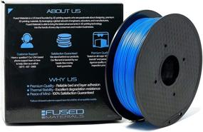 img 3 attached to 🔵 Fused Materials Blue PLA Filament - 1Kg Spool for 3D Printing