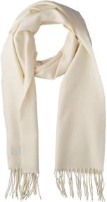 img 2 attached to 🧣 Luxurious 100% Cashmere Scarf: Super Soft & Warm | Made in Germany | Cozy Scarves for Men and Women - Multiple Colors | FHC Enterprize