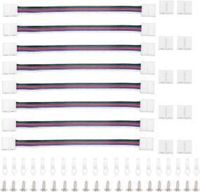 img 4 attached to 💡 Enhance Your Lighting Setup with 5 Pin RGBW LED Strip Lights Connectors –10mm Set