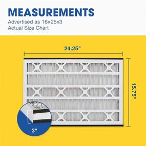 img 3 attached to 🌬️ Aerostar 16X25X3 Trion Bear MERV: High-performance Air Filter for Improved Indoor Air Quality