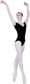 img 2 attached to 🩰 Enhance Your Dancewear with Sansha Women's Shirley Cap Sleeve Leotard