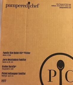 img 1 attached to 🚫 Pampered Chef 2016 Style Family Pitcher, 1 Gallon, Model #2277 - Discontinued