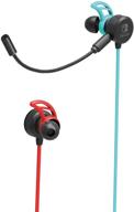 hori nintendo switch gaming earbuds pro with mixer - licensed by nintendo, blue логотип