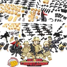 img 4 attached to Minifigures Weapons Accessories Distinct Compatible
