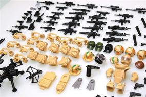 img 1 attached to Minifigures Weapons Accessories Distinct Compatible