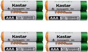 img 4 attached to 🔋 Kastar AAA 8-пакет Ni-MH 1000mAh Супервысокоемкостной аккумулятор с возможностью перезарядки предварительно заряженный для Panasonic BK40AAABU HHR-4DPA HHR-55AAABU HHR-65AAABU, Солнечный вращатель, Солнечная энергетическая установка, Солнечный садовый свет, Мыши: лучшее сочетание производительности и долговечности.