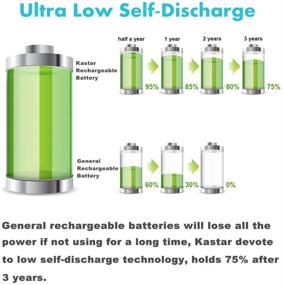 img 1 attached to 🔋 Kastar AAA 8-Pack Ni-MH 1000mAh Super High-Capacity Rechargeable Battery PreCharged for Panasonic BK40AAABU HHR-4DPA HHR-55AAABU HHR-65AAABU, Solar Spinner, Solar Power Unit, Garden Solar Light, Mice: Best Performance and Long-lasting Power Solution