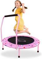 trampoline folding toddler protective jumping logo