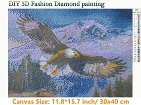 img 2 attached to Diamond Painting Embroidery Rhinestone 11 8X15 8 Painting, Drawing & Art Supplies and Painting