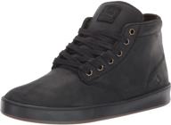 emerica romero laced skate shoes for men in black logo