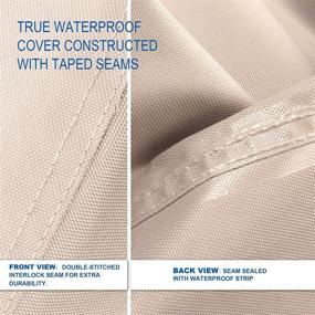 img 1 attached to NorthCaptain 600D Waterproof Boat Cover for 17-19 ft V-Hull and Tri-Hull Runabouts - Trailerable