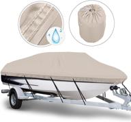 northcaptain 600d waterproof boat cover for 17-19 ft v-hull and tri-hull runabouts - trailerable логотип