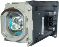 🔦 mitsubishi projector replacement lamp: vlt-hc6800lp with housing - high-quality solution logo
