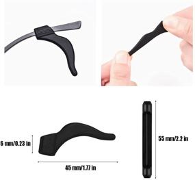 img 2 attached to 🕶️ Eyeglass Silicone Anti-Slip Sunglass Retainer