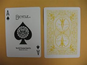 img 2 attached to 🌞 USPC Bicycle Yellow Trace Playing Cards with Dynamic Sun Moon Design – Unleash Your Gaming Potential!