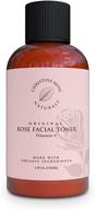 🌹 organic rose water facial toner with witch hazel, vitamin c & aloe vera - clears skin, minimizes pores, hydrates & balances ph - chemical-free 4oz - christina moss naturals logo