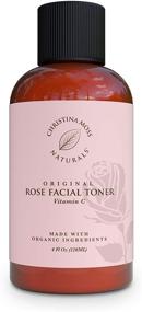 img 4 attached to 🌹 Organic Rose Water Facial Toner with Witch Hazel, Vitamin C & Aloe Vera - Clears Skin, Minimizes Pores, Hydrates & Balances pH - Chemical-Free 4oz - Christina Moss Naturals