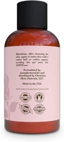 img 1 attached to 🌹 Organic Rose Water Facial Toner with Witch Hazel, Vitamin C & Aloe Vera - Clears Skin, Minimizes Pores, Hydrates & Balances pH - Chemical-Free 4oz - Christina Moss Naturals