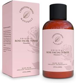 img 3 attached to 🌹 Organic Rose Water Facial Toner with Witch Hazel, Vitamin C & Aloe Vera - Clears Skin, Minimizes Pores, Hydrates & Balances pH - Chemical-Free 4oz - Christina Moss Naturals
