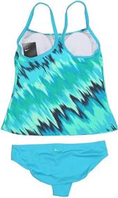 img 1 attached to Nike Tankini Athletic Two Piece Swimsuit Women's Clothing