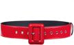 moonsix patent leather grommet buckle women's accessories for belts logo