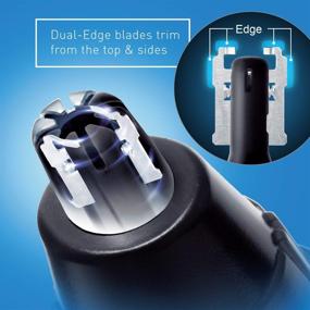 img 2 attached to 👃 Panasonic ER-GN30-H: Men's Wet Dry Nose & Ear Hair Trimmer with Hypoallergenic Dual Edge Blade