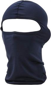 img 4 attached to 🏔️ BlueSunshine Ultra Thin Lycra Ski Mask – Motorcycle Cycling Hood Hat Full Face Mask for Sun UV Protection