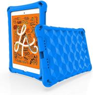 ipad mini case 2019 - oqddqo shockproof lightweight protective cover (blue) - compatible with ipad mini 1 2 3 4 5 generation tablets logo