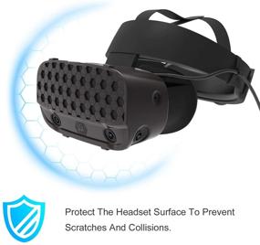 img 1 attached to 🎮 AMVR VR Headset Protective Shell - Light & Durable Cover for Oculus Rift S Accessories, Prevent Collisions & Scratches - Black