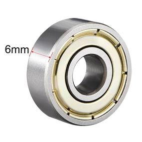 img 2 attached to Uxcell Groove Bearing with Double Bearings for Enhanced Power Transmission and Bearing Performance