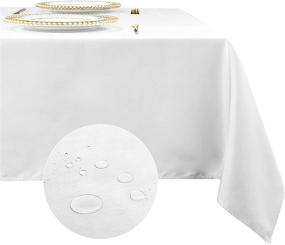 img 4 attached to Waterproof ROMANSTILE Rectangle Tablecloth – Inch