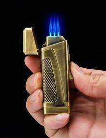 img 1 attached to Lubinski Lighter Butane Windproof Triple