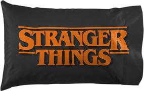 img 3 attached to 🛏️ Stranger Things Hawkins 85 Pillowcase - Double-Sided Super Soft Bedding for Kids (Official Netflix Product) by Jay Franco