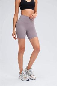 img 1 attached to Womens Workout Running Stretch Leggings Sports & Fitness