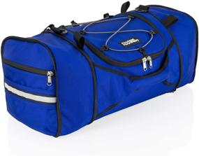 img 1 attached to Chase Harper USA 4250 Deluxe Hide-Away Tail Trunk - Water-Resistant, 🔵 Tear-Resistant, Premium Ballistic Nylon - Universal Fit Bungee Mount System - Blue