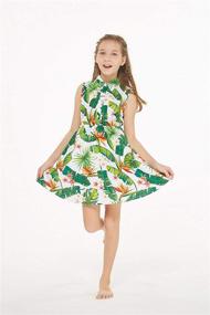 img 1 attached to 🏝️ Hawaiian Resort Wear Dress for Girls by Paradise - Tops, Tees & Blouses Collection