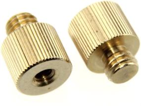 img 1 attached to 🔌 CAMVATE 1/4"-20 Female to 3/8"-16 Male Adapter Post (2 Pieces) for Product Compatibility