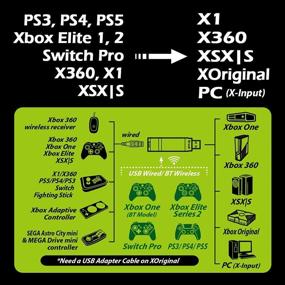 img 3 attached to 🎮 Brook Wingman XB - All-in-One Controller Support for PS5, Xbox Series X/S, PS4, PS3, Xbox One, Xbox 360, Xbox Elite 1 & 2, and Switch Pro Controllers. Xbox Adapter Turbo and Remap Included.