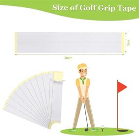 img 3 attached to 🏌️ Skylety Golf Grip Set: Powerful Adhesiveness Club Tape Strips for Regripping Golf Clubs - Easy Peel and Cut, Dual Sided Grip Accessories