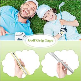 img 1 attached to 🏌️ Skylety Golf Grip Set: Powerful Adhesiveness Club Tape Strips for Regripping Golf Clubs - Easy Peel and Cut, Dual Sided Grip Accessories