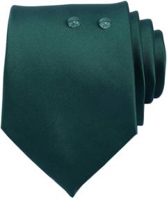 img 4 attached to GUSLESON Necktie Wedding Waterproof Material Men's Accessories for Ties, Cummerbunds & Pocket Squares