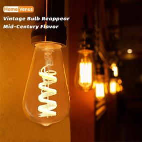 img 3 attached to Dimmable Vintage Filament Bulb 2100 Lumens, 5000K Color Temperature with Voice Assistant Support