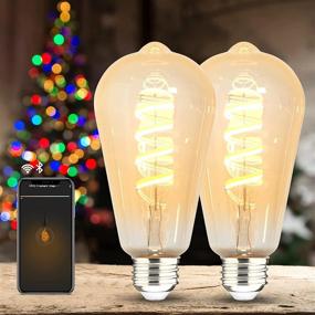 img 4 attached to Dimmable Vintage Filament Bulb 2100 Lumens, 5000K Color Temperature with Voice Assistant Support